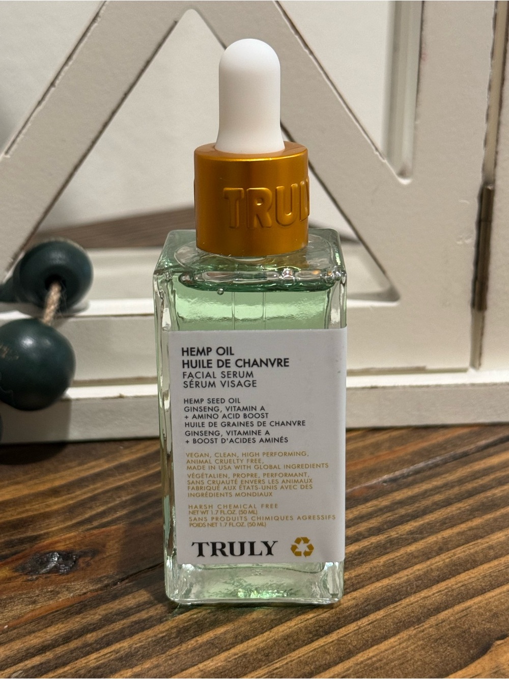 TRULY Facial Hemp Oil Serum